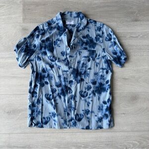 Old Navy Blue Casual Button Down Shirt